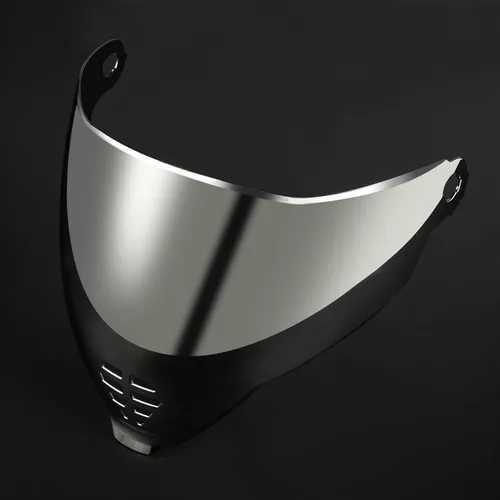 Vista 3 de Casco de motocicleta ICON Airflite con protección UV, lente de visera, protector solar, accesorios (Airflite Clear Revo Rojo Oro)