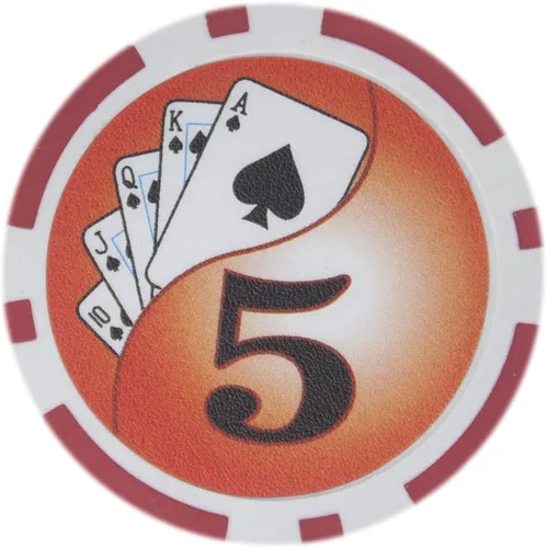 Vista 13 de Brybelly Yin Yang Poker Chip - Compuesto de arcilla pesada de 0.49 oz, paquete de 50