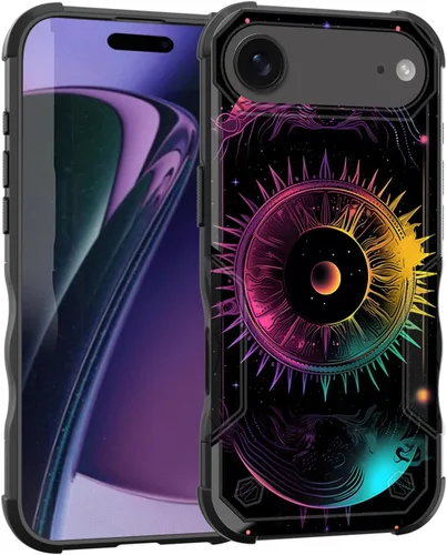 Vista 70 de Funda para iPhone Air, [doble capa] [protección contra caídas de grado militar de 10 pies] Funda resistente a prueba de golpes para iPhone Air