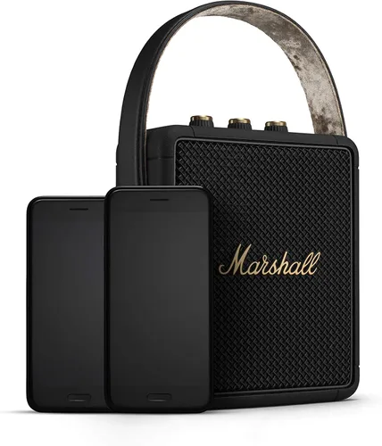 Vista 9 de Marshall Stockwell II - Altavoz Bluetooth portátil, negro y latón