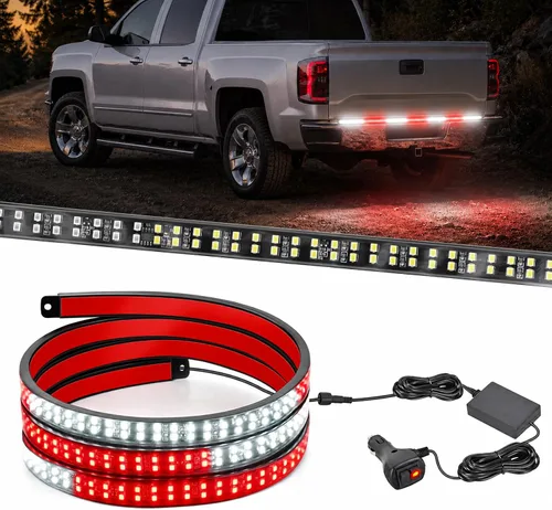 Vista 18 de Nilight 6 piezas de luces de neón para la parte baja del auto, tiras de luces RGB multicolores de 300 LEDs, función activa de sonido DIY, modo