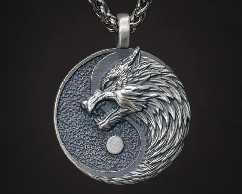 Vista 34 de Collar Yin Yang para hombre, joyería colgante de alta calidad de aspecto antiguo, regalos de Yin Yang, joyería vikinga para hombres
