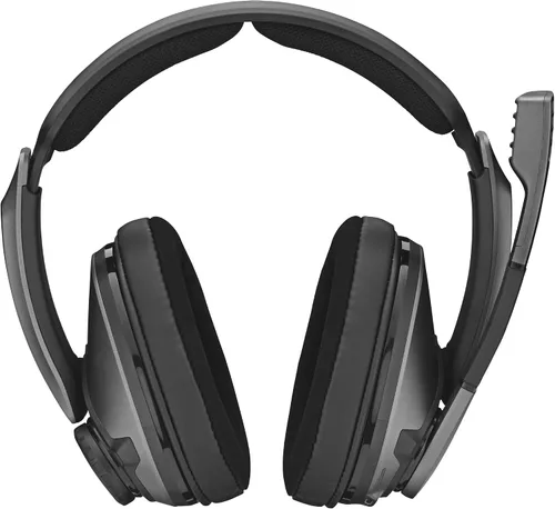 Vista 5 de Sennheiser GSP 370 - Auriculares inalámbricos para juegos sobre la oreja, Bluetooth de baja latencia, micrófono con cancelación de ruido, giro