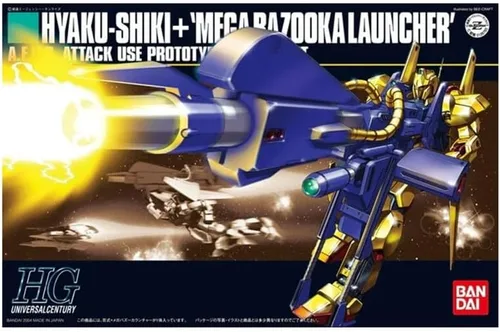Vista 2 de Hyaku-Shiki & Mega Bazooka Launcher Kit de modelo a escala 1/144 de alto grado