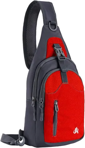 Vista 10 de Y&R Direct - Maleta cruzada, para viajes, senderismo, regalos para niños, hombres y mujeres Lightweight, Sling Bag, Travel, Hiking, Gifts