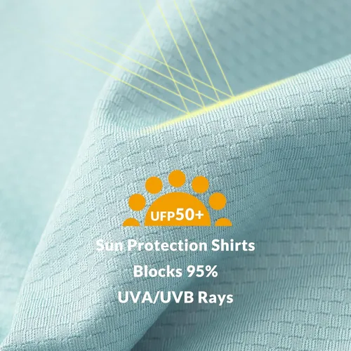 Vista 5 de BALEAF Chaqueta larga con capucha SPF 50+ para mujer, con protecciÃ³n solar, ligera, para la piscina