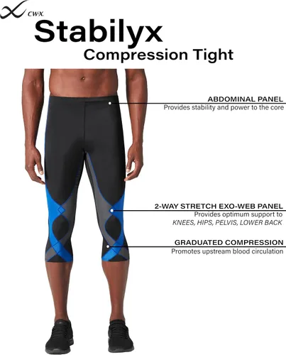 Vista 4 de CW-X Mallas de compresión 34 Stabilyx para hombre