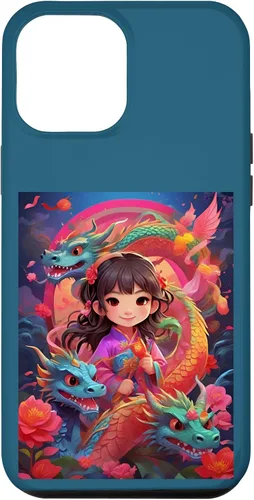 Vista 25 de Funda para iPhone 16 Chinese New Year of the Dragon 2024 Anime