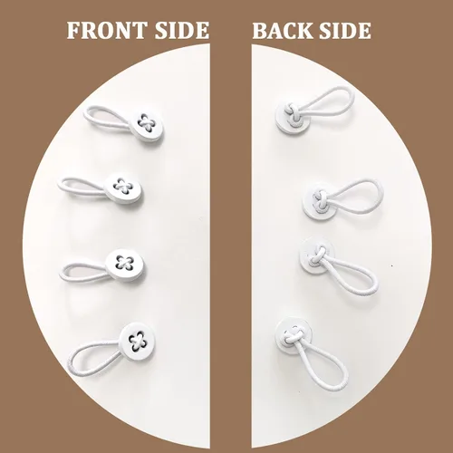 Vista 8 de 9 extensores de cuello para camisas de hombre, extensor de botón para camisas de vestir, extensor de cuello, extensor de cuello elástico suave