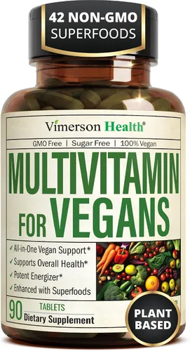 Vista 13 de Suplemento multivitamínico multimineral diario para hombres - Vitaminas A, C, E, D, B1, B2, B3, B5, B6, B12. Magnesio, biotina, espirulina, zinc.