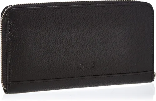 Vista 2 de Timberland Cartera de cuero RFID con cremallera alrededor de la cartera con correa para la muñeca