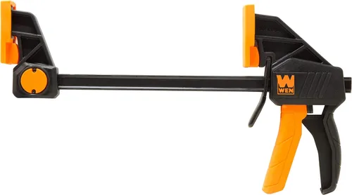 Vista 4 de WEN CLR062 Abrazaderas y separadores de barra de acero resistente de 6 pulgadas con garganta de 2.3 pulgadas, paquete de cuatro
