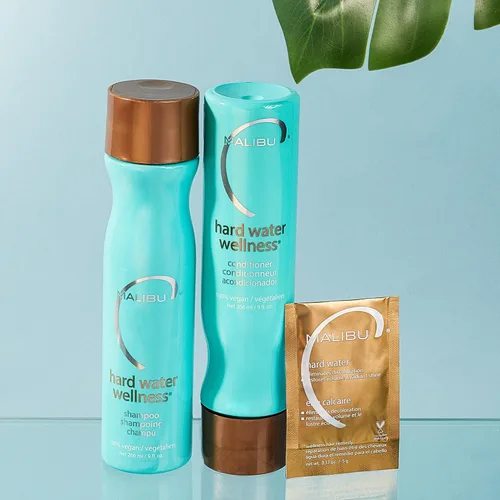 Vista 5 de Malibu C Remedio capilar Hard Water Wellness (1 paquete) – Elimina los depósitos de agua dura y las impurezas del cabello – Contiene complejo