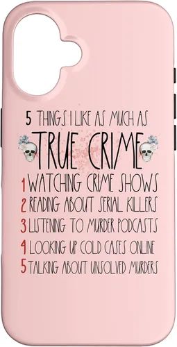 Vista 31 de Funda para iPhone 13 Pro Max Serial Killer I Like True Crime For Women True Crime Lover