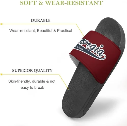 Vista 2 de Sandalias personalizadas, sandalias informales para interiores, estampadas, imprime tu imagen, foto, zapatos personalizados para hombres y mujeres
