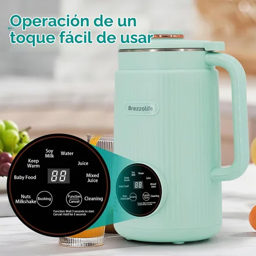 Vista 3 de 8 en 1 máquina automática del fabricante de la leche de la nuez, licuadora del fabricante de la leche de soja 40oz