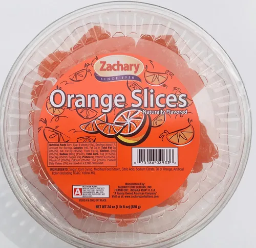 Vista 4 de Zachary Tubos de gelatina de 24 oz (rebanadas de cereza)