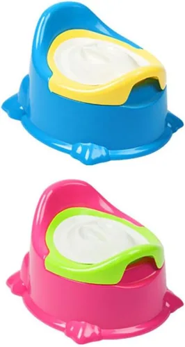 Vista 4 de FOMIYES Silla de entrenamiento para ir al baño para niños y niñas, asientos de orinal portátiles para bebés, inodoro antideslizante con recipiente