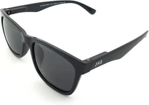 Vista 3 de J + S Premium estilo militar clásico Aviator anteojos de sol, polarizadas, 100% de protección UV, negro
