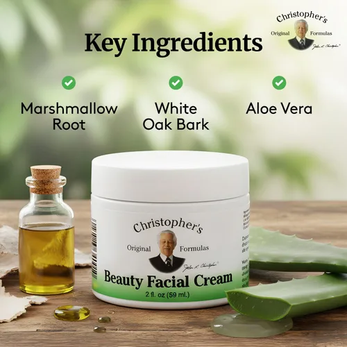 Vista 3 de Christopher's Formulas Crema facial de belleza, 2 onzas