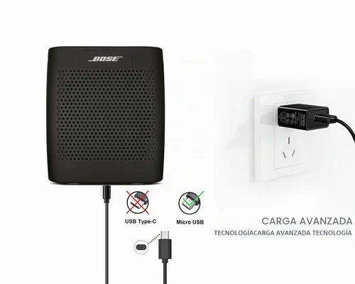 Vista 3 de Cable de carga compatible con Bose SoundLink Color I, II, III, Bose SoundLink Mini 2 II, Micro, SoundLink Revolve, Revolve Plus, Soundwear Companion