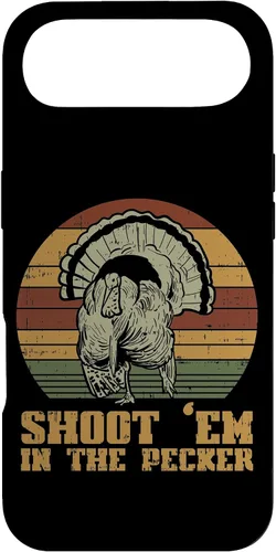 Vista 27 de Shoot Em in The Pecker Turkey Vintage Hunting Hunter Gift Case for iPhone 17