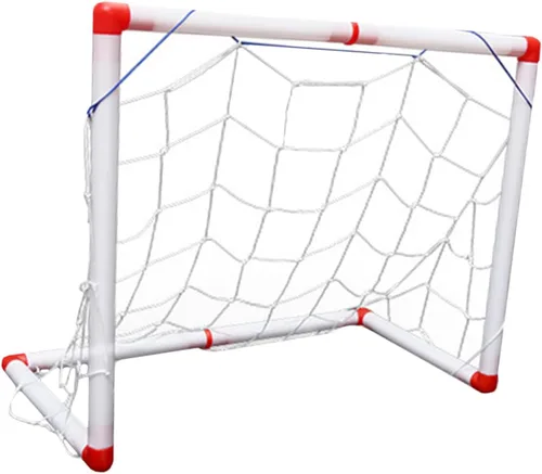Vista 3 de Luxshiny Portería de fútbol portátil plegable para puerta de fútbol ligera resistente a la intemperie para jugar en interiores y exteriores