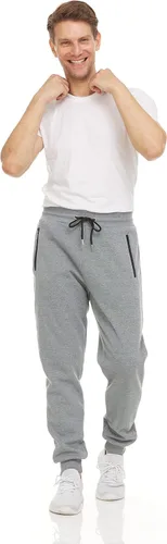 Vista 3 de PURE CHAMP Paquete de 3 pantalones deportivos deportivos de vellón para hombre con bolsillo con cremallera y cordón talla S-3XL