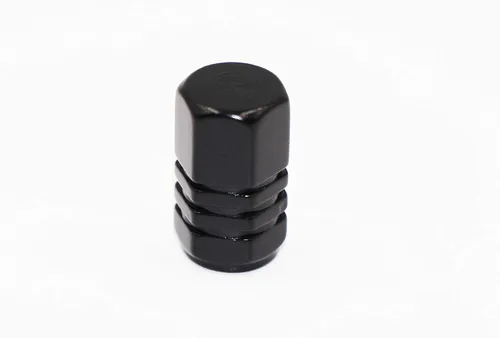 Vista 2 de Accretion Tapones para válvula de neumático de automóvil, 4 tapas de aire, forma hexagonal, universales para automóviles, SUV, bicicletas, camiones