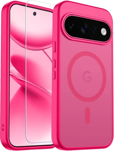 Vista 108 de SUPFINE Funda magnética para Google Pixel 10 Pro XL con protector de pantalla (imanes integrados) (protección contra caídas de grado militar)