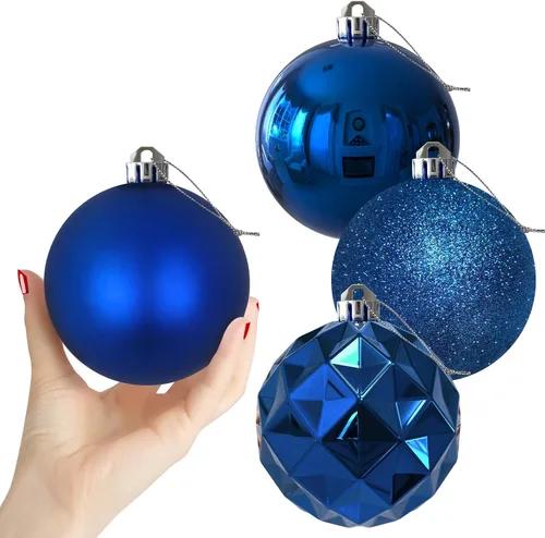 Vista 154 de Esferas pequeñas de Navidad de bronce y dorado de 1.6 pulgadas, adornos para decoración de árbol de Navidad, bolas colgantes inastillables