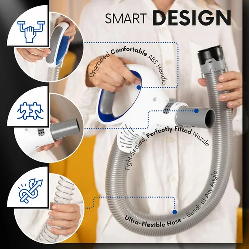 Vista 4 de Selgo - Manija de manguera OEM mejorada para los modelos NV500, NV501, NV502, NV503, NV504, UV560 y UV561 - Accesorios para aspiradora Shark Rotator