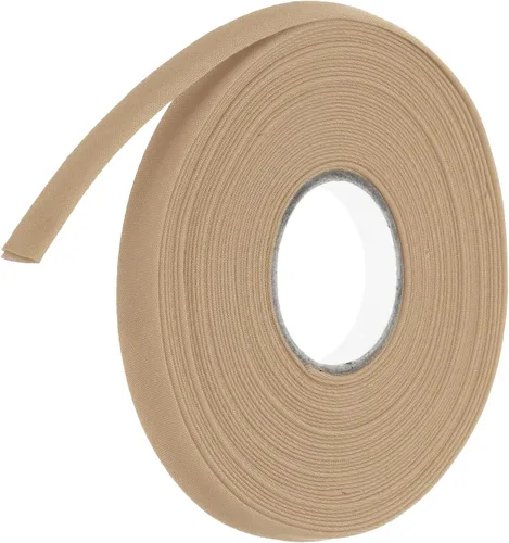 Vista 97 de MECCANIXITY Cinta al bies de doble pliegue de 1 pulgada, cinta al bies de poliéster continua a granel para coser, costura, acolchado, dobladillo