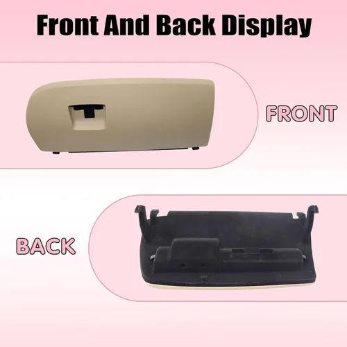 Vista 7 de NLQR Tapa Cubierta de Puerta de Guantera del Tablero de Color Beige, Compatible con BMW X3 F25 2011-2017 X4 F26 2015-2018, Reemplaza 51-16-6-839-000