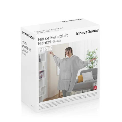 Vista 14 de Batamanta Sudadera Oversized con Forro Polar Swug InnovaGoods