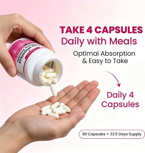 Vista 8 de Myo & D-Chiro Inositol para Mujeres 2000mg - Proporción 40:1, 90