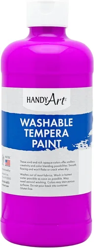 Vista 48 de Handy Art Little Masters - Pintura lavable, 16 onzas, color negro Bright & Mixable, High Opacity, Washable Colors for Classroom, Students, Kids