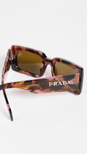Vista 3 de Prada Gafas de sol rectangulares de acetato para mujer