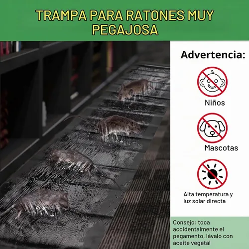 Vista 8 de Trampas de pegamento súper grandes para ratones, trampas adhesivas