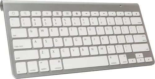 Vista 2 de Supersonic SuperSonic SC-531KBM - Teclado inalámbrico ultradelgado con ratón inalámbrico, color plateado