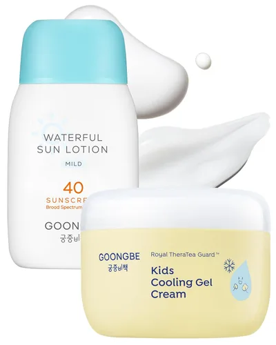Vista 9 de GOONGBE Crema de gel refrescante para niños, hidratante calmante y refrescante diario para rostro y cuerpo, gel fresco para piel caliente con cica