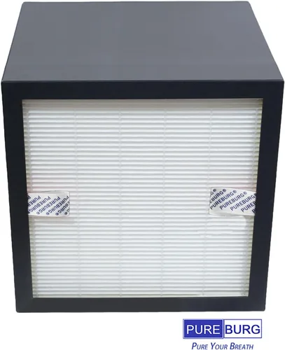 Vista 4 de PUREBURG Filtro de repuesto compatible con Aeris aair 3 en 1 Pro purificador de aire, 1 paquete H13 HEPA de carbón activado de 3 etapas, filtración