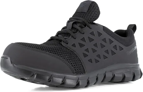 Vista 5 de Reebok Work Mens Sublite Cushion Slip Resistant Composite Toe WorkDuty - Black