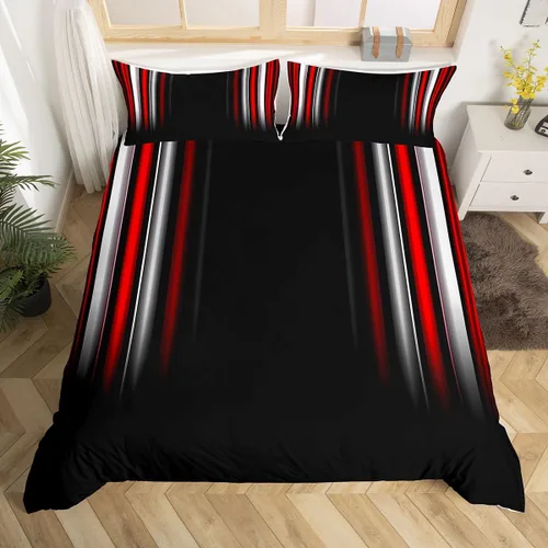 Vista 22 de Juego de ropa de cama con estampado de piel de vaca para niños, juego de funda de edredón con patrón de piel de vaca, juego de funda de edredón