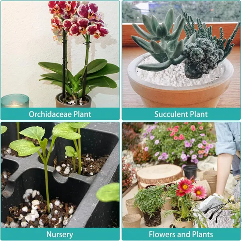 Vista 6 de Legigo 2 Cuartos de Perlita Hortícola Orgánica para Plantas de Interior - Aditivo Acondicionador Natural de Suelo Hortícola Mezcla para Mejorar