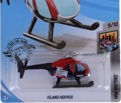 Vista 2 de Hot Wheels HW Metro 9/10 Island Hopper 208/250, rojo