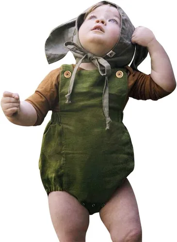 Vista 130 de Simplee Kids Enterizo con diseño de conejo de Pascua con capucha, para bebé, overol con cremallera y orejas largas