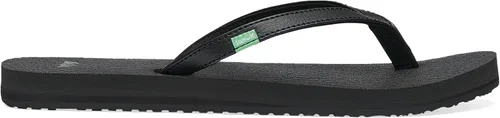 Vista 5 de Sanuk Yoga Spree 4 chancletas de mujer Negro
