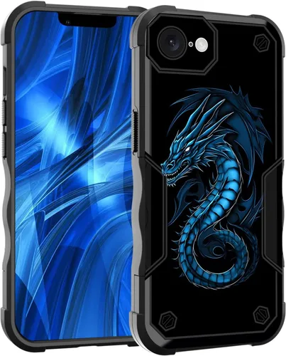 Vista 155 de Funda para iPhone Air, [doble capa] [protección contra caídas de grado militar de 10 pies] Funda resistente a prueba de golpes para iPhone Air