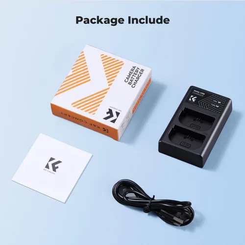 Vista 6 de K&F Concept Cargador de batería NP-FZ100, doble ranura A7III, cargador rápido compatible con cámaras Sony A7III A7III A7IV A6600 A6700 A9 A1 FX30